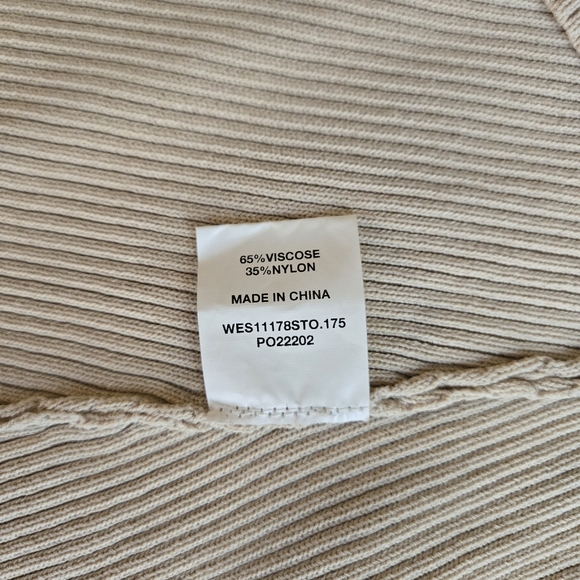 DISSH sz L Fenton Long Sleeve Mini Dress - Stone (mark at hem) - Picture 5 of 11